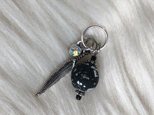 Load image into Gallery viewer, Black and Silver with Feather