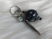 Load image into Gallery viewer, Black and Silver with Feather