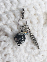 Load image into Gallery viewer, Black and Silver with Feather