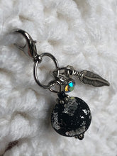 Load image into Gallery viewer, Black and Silver with Feather