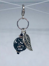 Load image into Gallery viewer, Black and Silver with Leaf