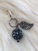 Load image into Gallery viewer, Black and Silver with Leaf