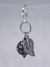 Load image into Gallery viewer, Black and Silver with Leaf