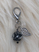 Load image into Gallery viewer, Black and Silver with Leaf