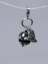Load image into Gallery viewer, Black and Silver with Leaf