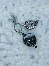 Load image into Gallery viewer, Black and Silver with Leaf