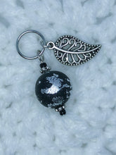 Load image into Gallery viewer, Black and Silver with Leaf