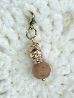 Opaque Rose Gold with Skull