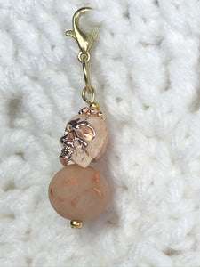 Opaque Rose Gold with Skull