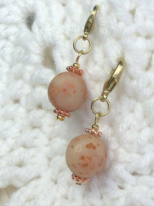 Opaque Rose Gold Bead