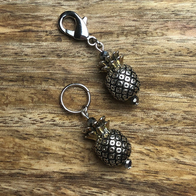 Antiqued Silver Pineapple