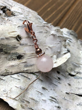Load image into Gallery viewer, Rose Quartz Ornament #1