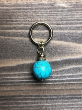Load image into Gallery viewer, Teal and Gold Ornament