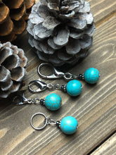 Load image into Gallery viewer, Teal and Silver Ornament
